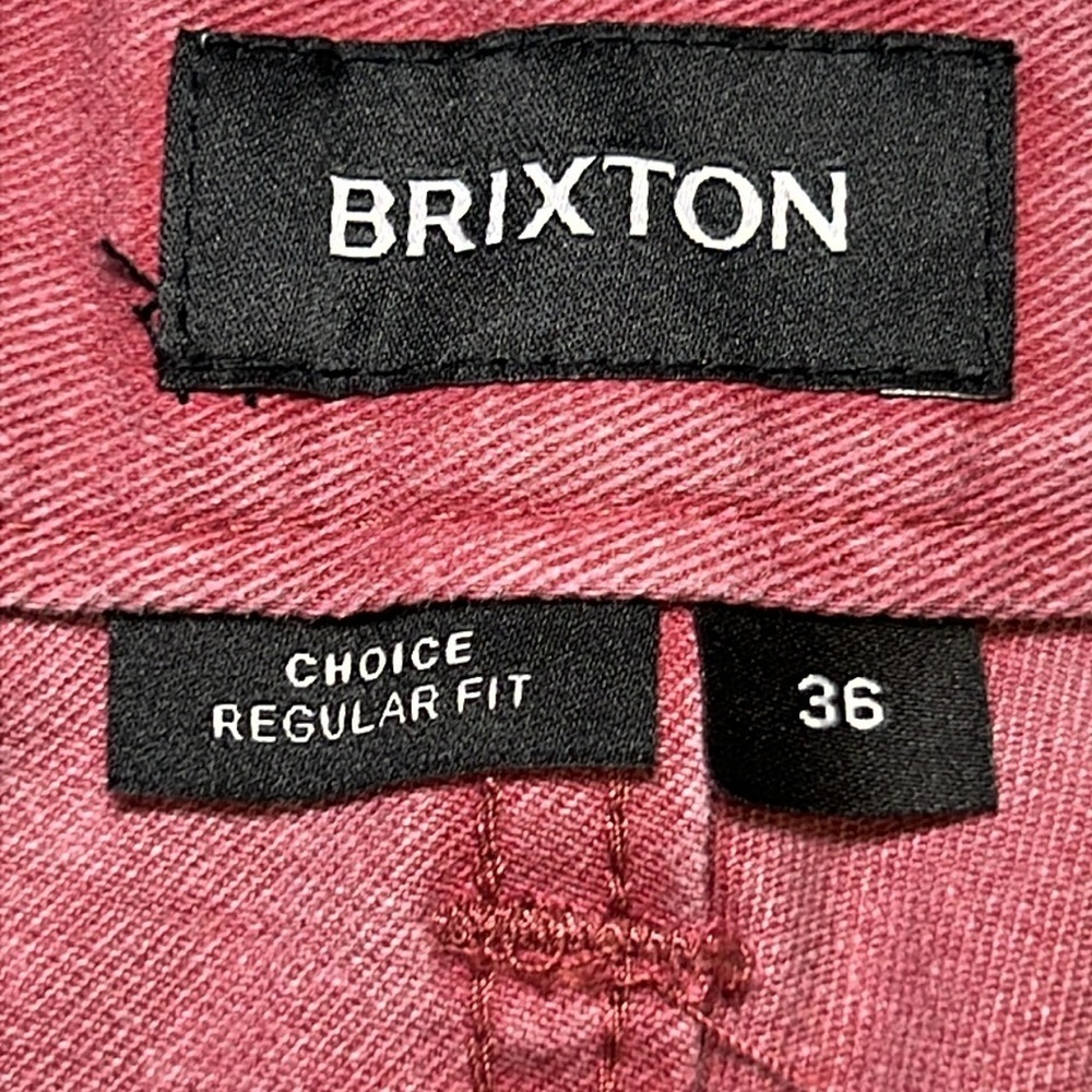 Brixton Choice Dusty Rose Flat Front Shorts. Size 36 - Picture 10 of 14